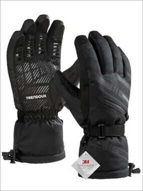 Waterproof Ski Snow Gloves 3M Thinsulate Touchscreen Winter Insulated Anti-Slip